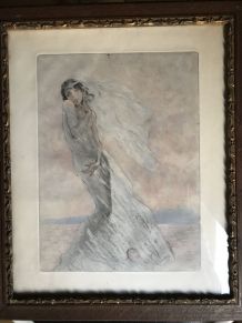 Eau forte Edouard Chimot (1880-1959) signée