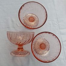 Lot 6 coupes Rosaline de Luminarc