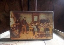 Ancienne boite publicitaire en tôle lithographiée (ALSA)