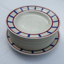 vaisselle Orchies Moulin des Loups style basque