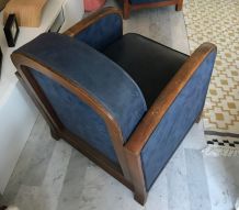 2 fauteuils club années 30