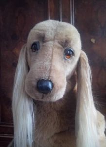 Cocker en peluche vintage (Jouets Berger)