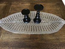 Grand napperon vintage ovale