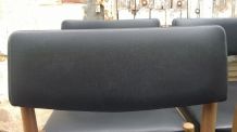 Six chaises scandinave année 70