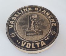 Boite métal 1930 vaseline blanche Volta 