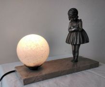 Lampe chevet Art déco Chiparus