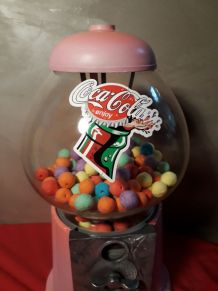 distributeur a chewing gum  xl  vintage fin 70s, degrader de