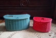 Deux paniers de pêche  en plastique - Syla 