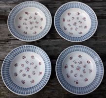 assiettes creuses sarreguemines décor anjou