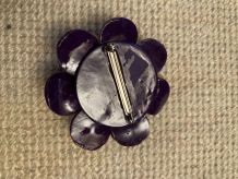 Broche vintage à fleurs 