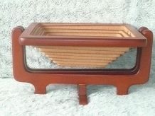 corbeille pliable en  bois