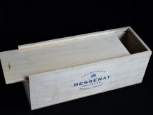 Ancienne boîte à champagne en bois, cadeau pour homme.