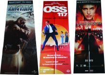 Lot de 470 affiches de films  format pantalon pour Vidéoclub