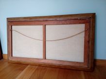 Tableau paysage automne huile sur toile signée H.Michel