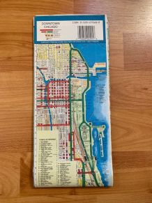 Carte ville de Chicago 1989