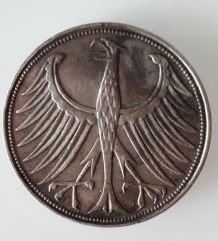 Pièce de 5 Deutschmark 1951