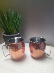 Tasse cuivre 2pcs
