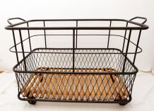  Chariot de boulanger panière en métal industriel