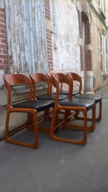 5 chaise traineau Baumann 