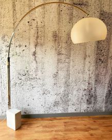 Lampadaire ARC pied marbre