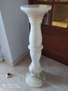 Rare Lampe Colonne En Albâtre Année 60-70 Santa Rita Sl