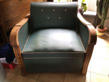 Fauteuil Art Deco convertible année 50 