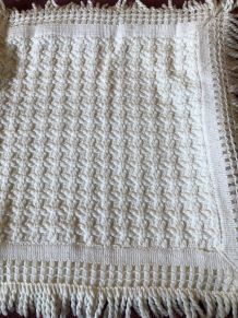 2 taies de coussins en crochet