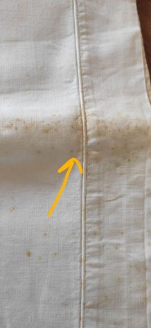 drap coton blanc ancien 2.10 x 2.80 m drap ancien en coton, 