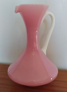 vase Italien vintage opalina fiorentina en très bel état