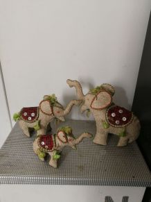 Trio d'éléphants 