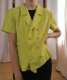 Veste de tailleur couleur anis - Vintage