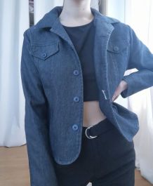 Veste effet denim - Vintage