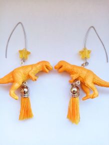 Boucles d’oreilles dinosaure , boucles d’oreilles Tyrannosau