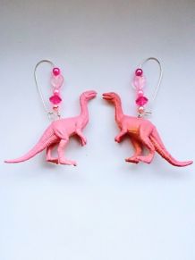 Boucles d’oreilles dinosaure , boucles d’oreilles Vélocirapt