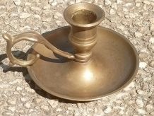 bougeoir  en  laiton , vintage
