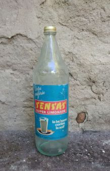 Ancienne bouteille de limonade en verre "S'ENS'AS" 