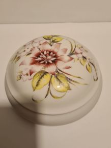 Bonbonnière Porcelaine de Limoges décor floral