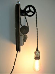 Lampe  Steampunk  / industrielle