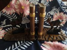 lot serre livres bois biches 