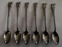 LOT 6 petites cuillères publicitaires caisse épartgne écureu