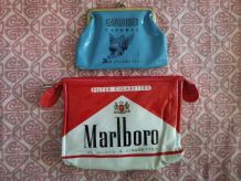 LOT 2 ANCIENS PORTES MONNAIES PUBS CIGARETTES 