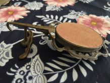 PORTE-Manteau fin Bronze  avec cadre 