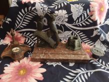 LOT de 3 Anciens encriers 