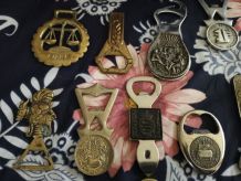 LOT de  décapsuleurs métal et Bronze