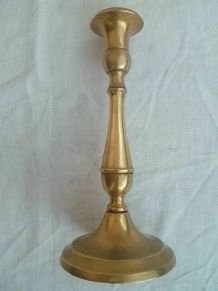 bougeoir  en  laiton , vintage