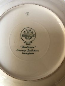 2 assiettes Villeroy et Boch anciennes 