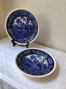 2 assiettes Villeroy et Boch anciennes 