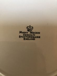 Assiettes plates Myott Meakin 1982