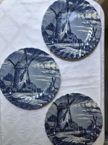 Assiettes plates Myott Meakin 1982