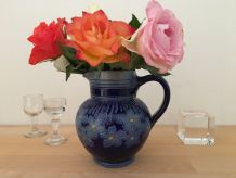 Pichet Vase  Vintage Poterie Grès Betschdorf Alsace Fait mai